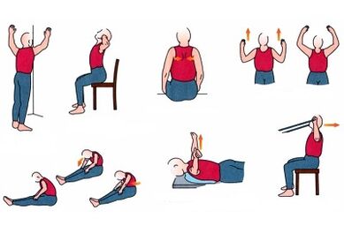Exercício com osteocondrose torácica