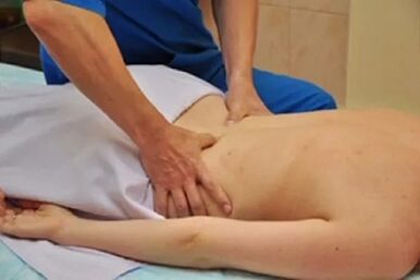 massagem como método de tratamento da osteocondrose torácica