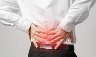 osteocondrose da coluna vertebral em um homem