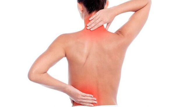 coluna vertebral em osteocondrose